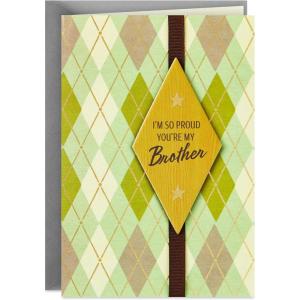 Hallmark Birthday Card for Brother (I’m So Proud)