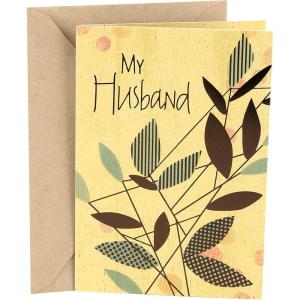 Hallmark Birthday Card for Husband (Branches and Leaves)(Branches and Leaves)