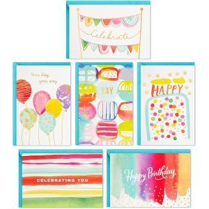 Hallmark Birthday Cards Assortment, 36 Cards with Envelopes (Celebrate)(Celebrate)