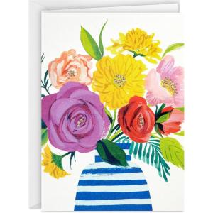 Hallmark Blank Cards, Floral Bouquet (20 Cards with Envelopes)