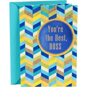 Hallmark Boss’s Day Card (Thanks)(You’re the Best  Boss)