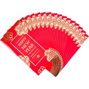 Hallmark Chinese New Year Red Envelopes 2026 (16 Lunar New Year Lucky Money Holders) Year of the Horse