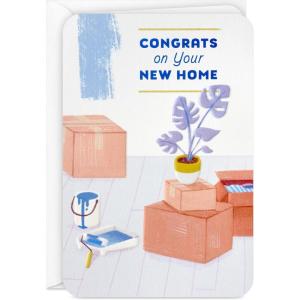Hallmark Congratulations Card for Graduation (Something Worth Celebrating)(Paint and Plants)