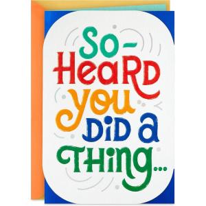 Hallmark Congratulations Card for Graduation (Something Worth Celebrating)(Something Worth Celebrating)