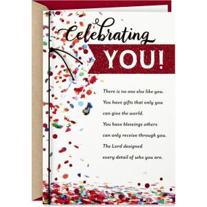 Hallmark DaySpring Religious Birthday Card (Celebrating You)(Celebrating You)