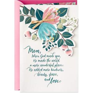 Hallmark DaySpring Religious Mother’s Day Card for Mom (Kindness, Beauty, Grace, Love)(Religious  Kindness)