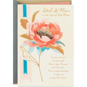 Hallmark DaySpring Religious Sympathy Card for Loss of Mom (God is Near)(God is Near)