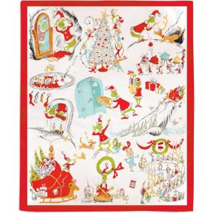 Hallmark Disney Hocus Pocus Blanket, 50″ x 60″ (Black Flame Candle)(How the Grinch Stole Christmas!)