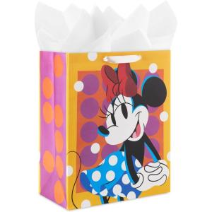 Hallmark Disney Pixar Toy Story Gift Bags for Kids (2 Bags: 1 Large 13″, 1 Extra Large 15″) for Birthdays, Back to School, Christmas(Minnie Mouse)