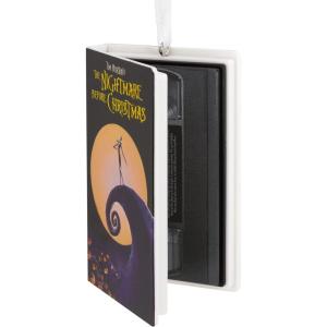 Hallmark Disney Tim Burton’s The Nightmare Before Christmas Jack Skellington and Zero Christmas Ornament(VHS)
