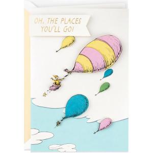 Hallmark Dr. Seuss Congratulations Card or Graduation Card (Oh, the Places You’ll Go!) Signature Card(Oh  the Places You’ll Go)