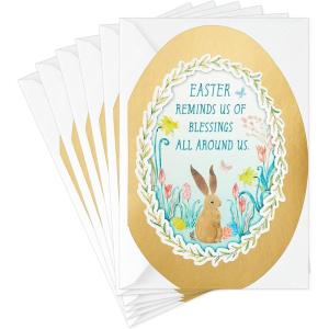 Hallmark Easter Cards, Blessings All Around Us (6 Vintage Easter Cards with Envelopes)(Blessings All Around Us  6 Cards with Envelopes)
