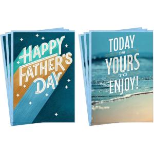 Hallmark Father’s Day Card Pack (6 Cards, 2 Designs) for Dads, Grandfathers, Uncles, Brothers(Father’s Day is Yours)