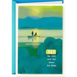 Hallmark Fathers Day Card for Dad from Son or Daughter (Love That Always Comes Through)(Dad  Love That Always Comes Through)