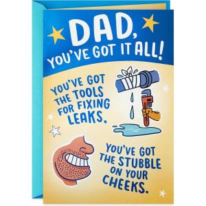 Hallmark Funny Pop Up Father’s Day Card from Son or Daughter (You’ve Got it All) or Birthday Card for Dad