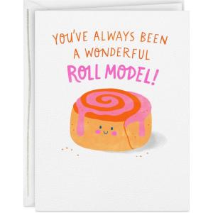 Hallmark Good Mail Funny Mother’s Day Card (Cinnamon Roll Model) for Appreciation, Father’s Day, Birthdays(Cinnamon Roll Model)