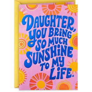 Hallmark Good Mail Mother’s Day Card (Heart Hands) for Birthdays, Love, Valentine’s Day, Thinking of You(Retro So Much Sunshine)