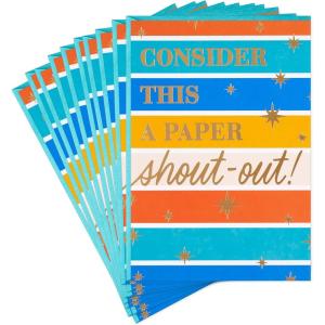 Hallmark Graduation Card, Encouragement Card, Friendship Card, Thinking of You Card (Keep Rising Above)(10 Cards with Envelopes)