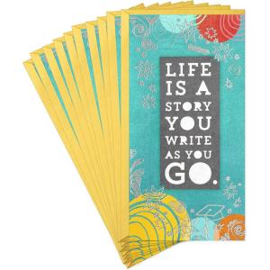 Hallmark Graduation Card Money Holders or Gift Card Holders, Life is a Story (10 Cards with Envelopes)