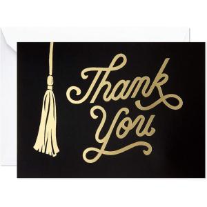 Hallmark Graduation Cards Bulk Assortment, Here’s to the Future (36 Cards and Envelopes, 6 Designs)(Thank You)