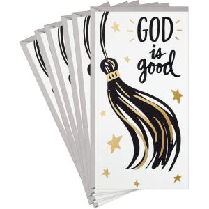 Hallmark Inspirational Graduation Card Assortment (12 Cards with Envelopes and Stickers)(God is Good)