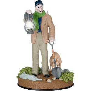 Hallmark Keepsake Christmas Ornament 2025, Disney The Haunted Mansion Collection The Opera Singers with Light and Sound, Gifts for Disney Fans(The Caretaker and His Dog)