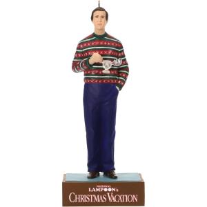 Hallmark Keepsake Christmas Ornament, National Lampoon’s Christmas Vacation Trimming The Tree with Sound, Movie Gifts(Clark’s Cup of Cheer)