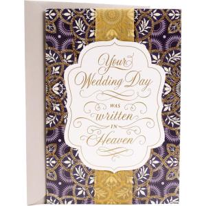 Hallmark Mahogany Religious Wedding Greeting Card (Written in Heaven)