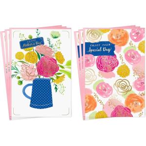 Hallmark Mothers Day Card Assortment, Enjoy Your Special Day (6 Cards with Envelopes, 2 Designs)(Enjoy Mother’s Day  6 Cards with Envelopes)