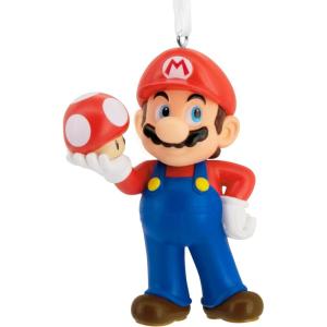 Hallmark Nintendo Super Mario with Super Mushroom Christmas Ornament(Mushroom)