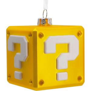 Hallmark Nintendo Super Mario with Super Mushroom Christmas Ornament(Question Box)