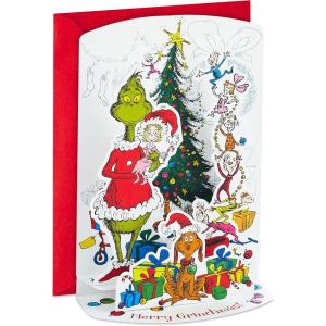 Hallmark Pack of Christmas Money or Gift Card Holders, The Grinch (6 Holiday Cards with Envelopes)(Grinch Pop Up Cards)