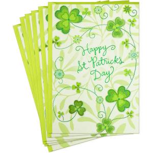 Hallmark Pack of St. Patricks Day Cards, Best of Everything (6 Cards with Envelopes) (599STH1004)(Multicolor)