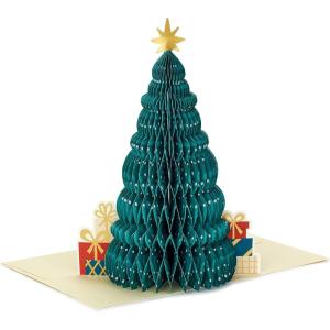 Hallmark Paper Wonder Musical Pop Up Christmas Card (Let It Snow, Snowman)(Christmas Tree)