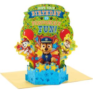 Hallmark Paper Wonder Pop Up Birthday Card for Kids (Paw Patrol)