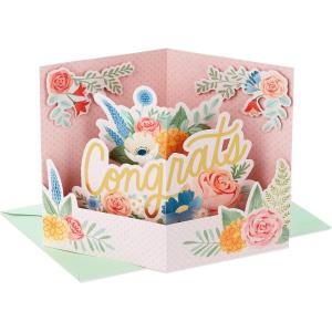 Hallmark Paper Wonder Pop Up Wedding Card (Happy Life Together)(Congrats)