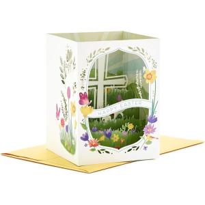 Hallmark Paper Wonder Religious Displayable Pop Up Easter Card (God’s Blessings)(Pop Up  God’s Blessings)
