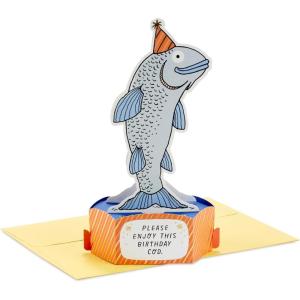 Hallmark Paper Wonder Shoebox Funny Pop Up Birthday Card (Birthday Cod)