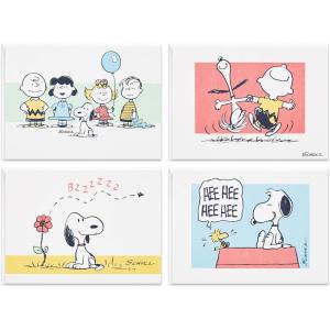 Hallmark Peanuts 75th Anniversary Note Card Assortment (24 Cards with Envelopes) Charlie Brown, Snoopy, Lucy and More(Peanuts 70th Anniversary)