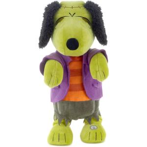 Hallmark Peanuts Franken-Snoopy Plush with Sound and Motion, 11″, Gift for Kids, Fans, Collectors(Franken-Snoopy)