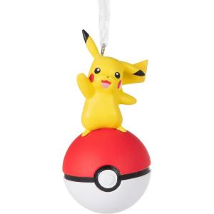 Hallmark Pokémon Pikachu on Poké Ball Christmas Ornament(Pikachu)