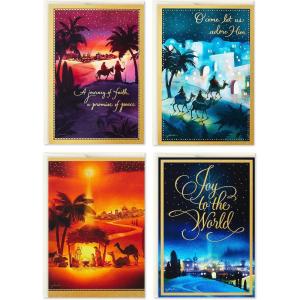 Hallmark Religious Boxed Christmas Cards Assortment, Nativity (40 Cards and Envelopes)(Nativity)
