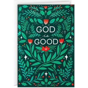 Hallmark Religious Boxed Christmas Cards, God is Good (16 Cards and Envelopes)(God is Good Holiday Cards)