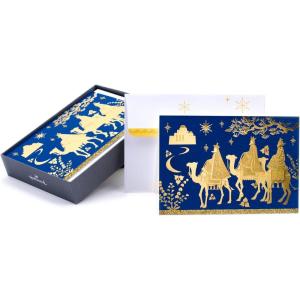 Hallmark Religious Christmas Boxed Cards, Nativity Scene (16 Christmas Cards and 17 Envelopes)(Three Kings)