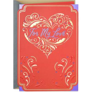 Hallmark Romantic Valentine’s Day Card (You Amaze Me) for Anniversary, Romantic Birthday, Everyday Love, Sweetest Day(Best Thing That Ever Happened to Me)