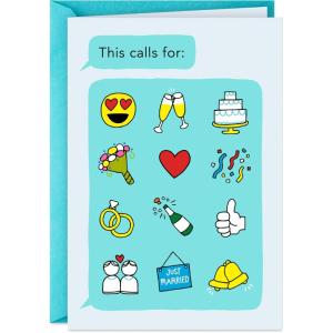 Hallmark Shoebox Funny Wedding Congratulations Card (This Calls For…)