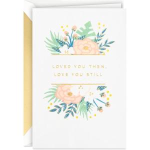 Hallmark Signature Anniversary Card for Wife or Girlfriend (Loved You Then, Love You Still)(Loved You Then  Love You Still)