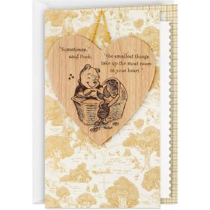 Hallmark Signature Baby Shower Card for New Parents (Baby Icons) Welcome New Baby, Congratulations, Gender Reveal(Pooh and Piglet)