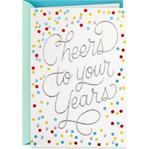 Hallmark Signature Birthday Card (Best Birthday Ever)(White)
