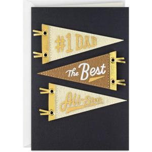 Hallmark Signature Father’s Day Card (#1 Dad, All-Star Pennants) for Dad, Grandpa, Father-in-Law(#1 Dad)